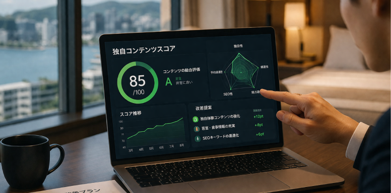 独自コンテンツスコア