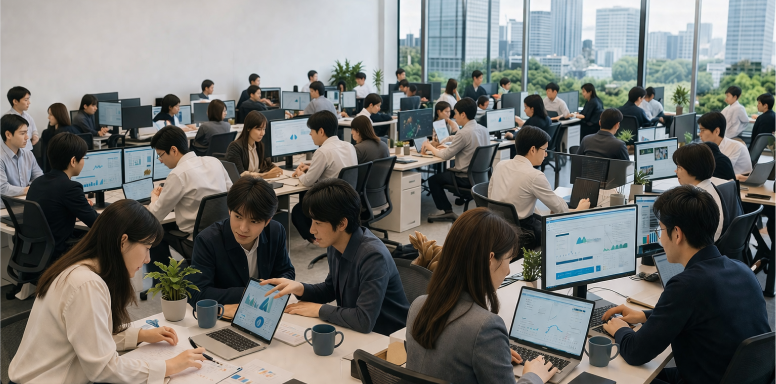 社内分業・外部発注なし