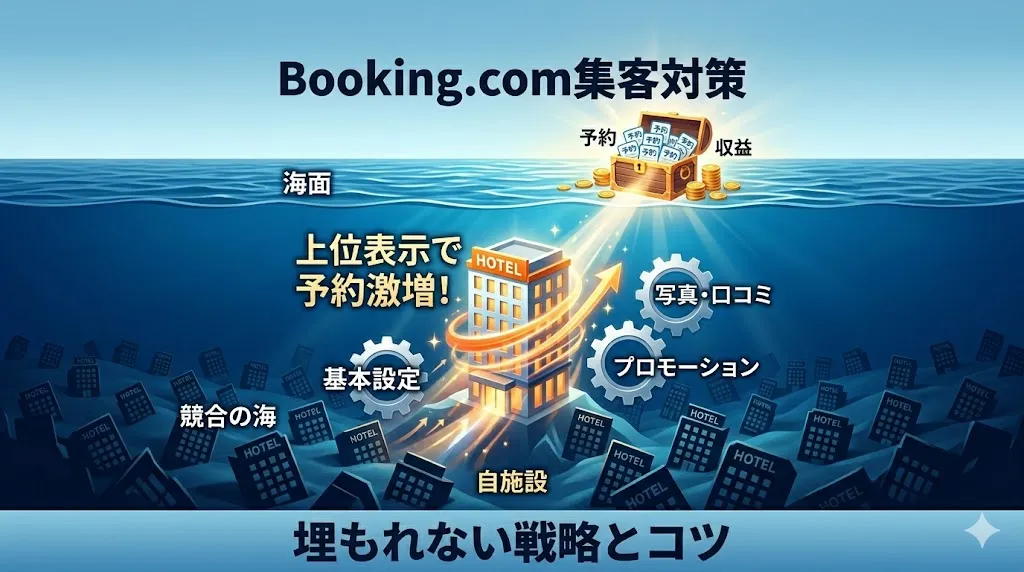 Booking.com集客対策｜予約が増える上位表示の戦略とコツ