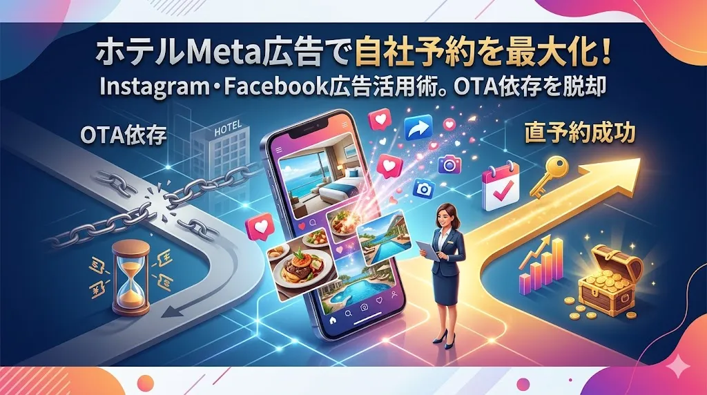 ホテルMeta広告の活用術｜自社予約を増やす運用法とメタサーチとの違い