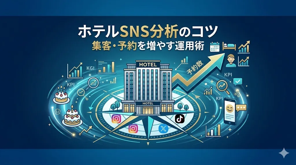ホテルSNS分析のコツ｜成功事例に学ぶ集客・予約を増やす運用術