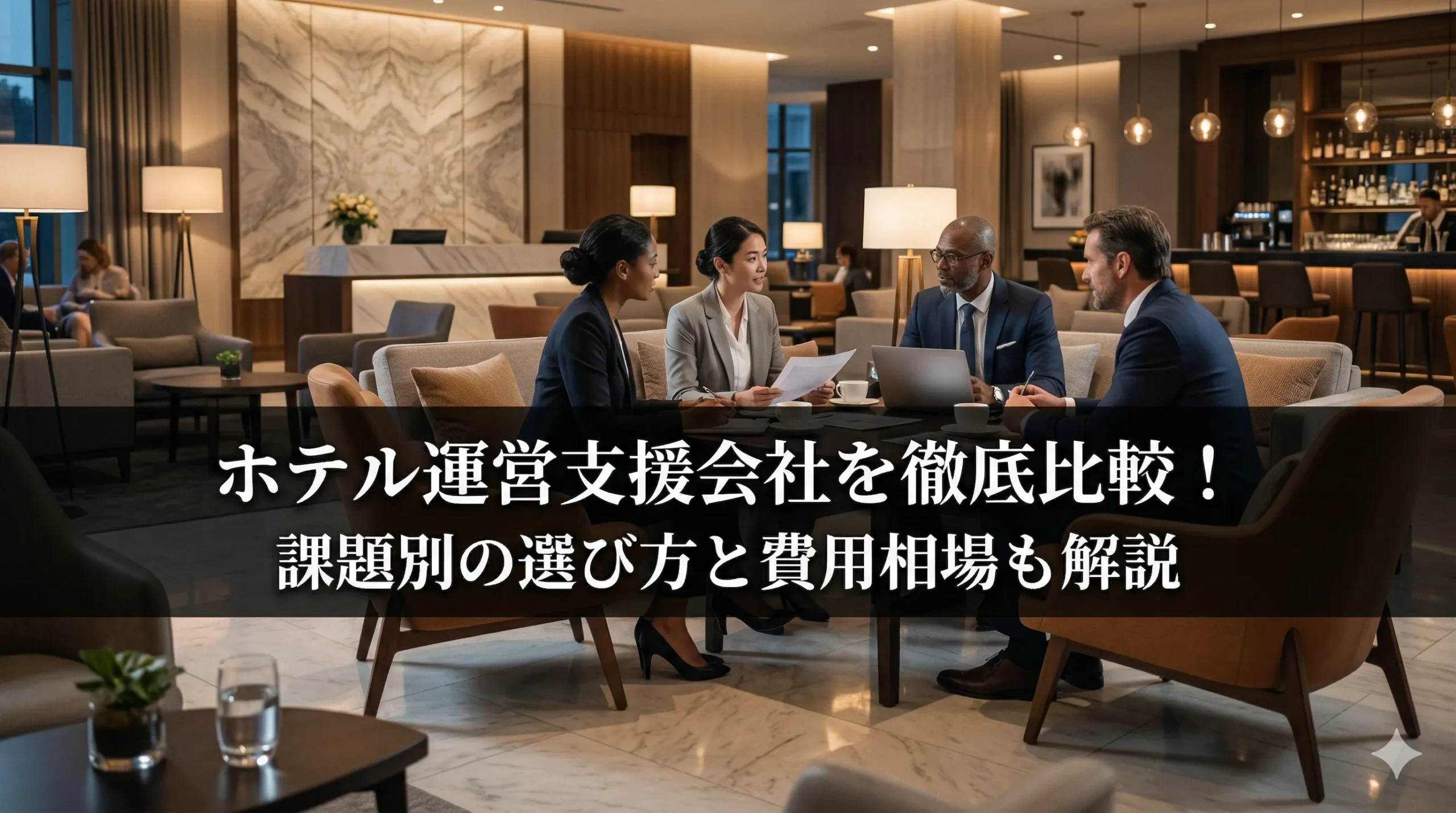 ホテル運営支援会社を徹底比較！課題別の選び方と費用相場も解説
