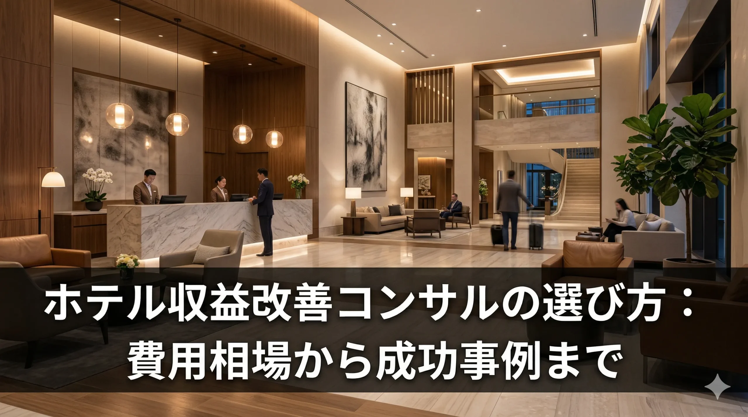 ホテル収益改善コンサルの選び方｜費用相場から成功事例まで解説