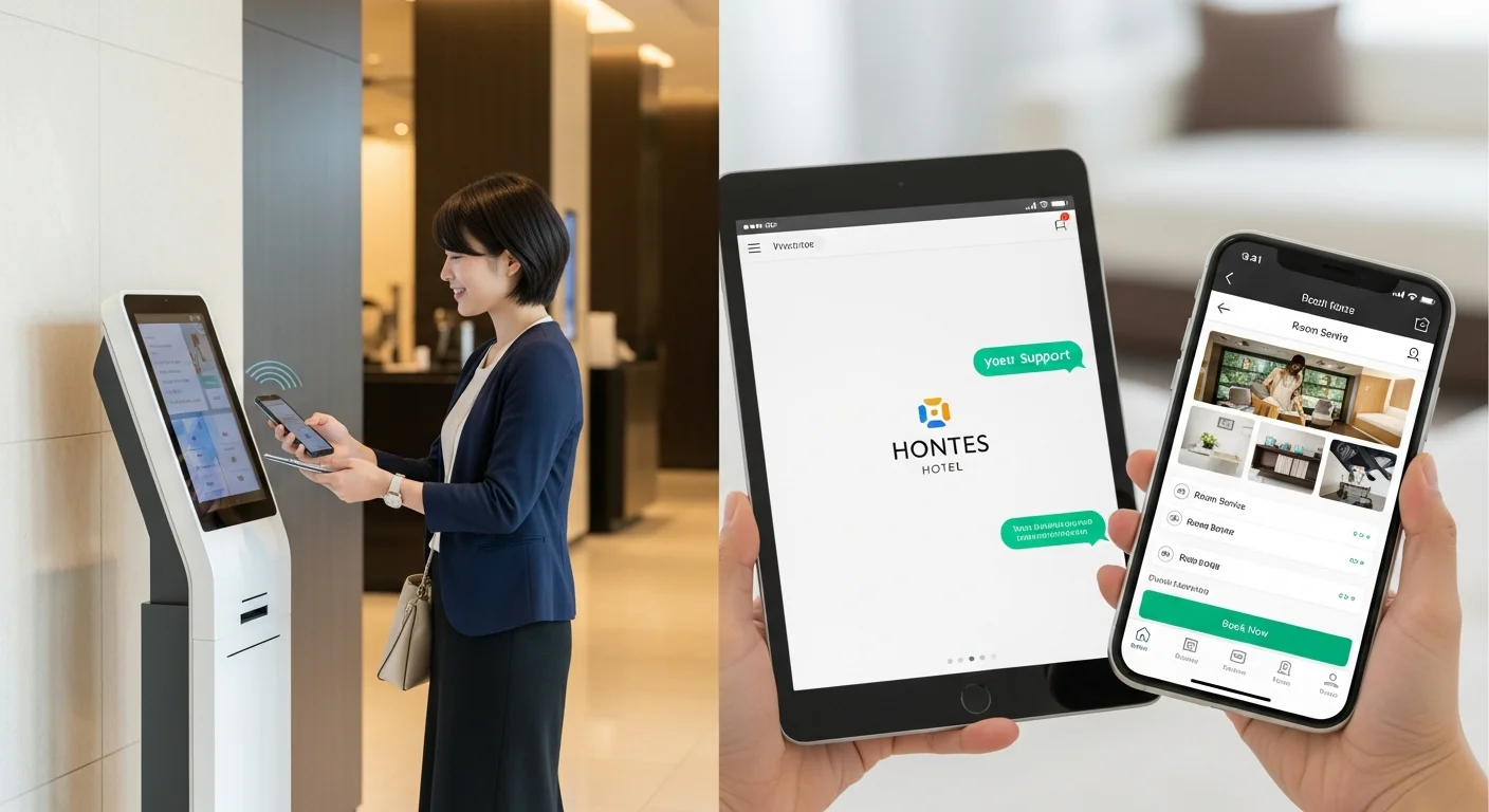 ホテルLINE連携システムで実現できる主な機能