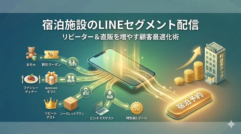 宿泊施設のLINEセグメント配信｜リピーターを増やす方法と事例